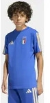 T-Shirt ADIDAS PERFORMANCE "FIGC KIDS TEE", Jungen, Gr. 176, bold blau, Obermaterial: