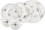 Villeroy & Boch Geschirr-Set "Einsteiger-Set Vieux Luxembourg 8er Set wei&szlig;-blau"