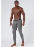 Lange Unterhose REEBOK "JOHNY", Herren, Gr. S, grau, Obermaterial: 95% Baumwolle, 5%
