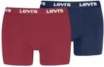 Levis Boxershorts "LEVIS MEN REPEAT LOGO BOXER BRIEF 2P" ohne Eingriff, Logobund,