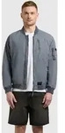 Blouson KHUJO "IBE", Herren, Gr. M, grau (misty blau), Web, 100% Nylon, regular fit
