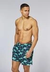 Badeshorts CHIEMSEE, Herren, Gr. XXL (60/62), blau (total eclipse), 100% Polyester,