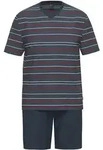 Schlafanzug AMMANN "Schlafanzug kurz Men / Nightwear", Herren, Gr. 54, blau