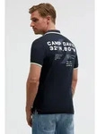 Poloshirt CAMP DAVID, Herren, Gr. 3XL, blau, Piqu&eacute;, Material: 100% Baumwolle,