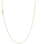 Collierkettchen AMOR "Classics, Ankerkettengliederung", gelb (gelbgold 375),