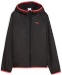 Windbreaker PUMA "FLEECE LINED WINDBREAKER", Jungen, Gr. 176, schwarz (puma schwarz),