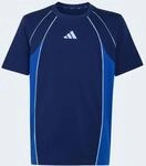 T-Shirt ADIDAS SPORTSWEAR "J CB T", Jungen, Gr. 164, dunkelblau, royal blau, glow
