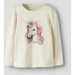 Langarmshirt NAME IT "NMFKIMIA LS TOP BOX", M&auml;dchen, Gr. 92, beige (antique...