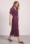 Maxikleid STREET ONE, Damen, Gr. 46, EURO-Gr&ouml;&szlig;en, lila (blush berry), Stoff,...