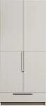 WOOOD Kleiderschrank "Pure FSC-Kiefernholz lackiert mit Soft-Close und Kleiderstange"