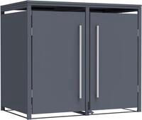 WESTMANN M&uuml;lltonnenbox "Pedura 2" BxTxH: 132x80x116 cm, f&uuml;r 2x240 L M&uuml;lltonnen