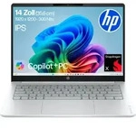 HP Notebook "OmniBook 3 14-hz0351ngx", silber (glacier silber), 16 GB RAM 512 GB SSD,
