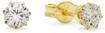 Paar Ohrstecker AMOR "2013782", gold (gelbgoldfarben, wei&szlig;, kristallwei&szlig;),