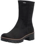 Rieker Stiefelette Klassik-Boots mit Blockabsatz und Rei&szlig;verschluss