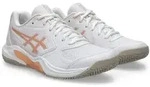 Tennisschuh ASICS "GEL-DEDICATE 9 CLAY", Damen, Gr. 39, rosa (wei&szlig;,...