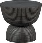 WOOOD Couchtisch "Samson" runde Form, aus Fibreclay, H&ouml;he 44 cm