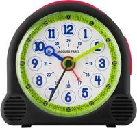 Kinderwecker JACQUES FAREL "Happy Learning, ACL 06", schwarz (schwarz, rot), Wecker,