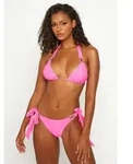 Triangel-Bikini-Top MODA MINX "Amour Triangle", Damen, Gr. S, rosa (pink), 82%