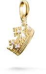 Charm-Einh&auml;nger THOMAS SABO "Charm Krone mit Zirkonia - Connect", gold