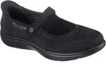 Ballerina SKECHERS "ON-THE-GO FLEX RADIANT-ESTEL", Damen, Gr. 42, schwarz (schwarz
