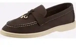 Slipper HEINE, Damen, Gr. 39, braun, Synthetik, Schuhe Slipper
