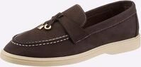 Slipper HEINE, Damen, Gr. 39, braun, Synthetik, Schuhe Slipper