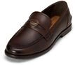 Loafer MARC O'POLO "aus weichem Ziegenleder", Damen, Gr. 36, schwarz cognac,