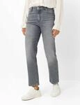 5-Pocket-Jeans BRAX "Style MADISON S", Damen, Gr. 34, Normalgr&ouml;&szlig;en, hellgrau,