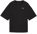 T-Shirt PUMA "Wardrobe Essentials Oversized T-Shirt Damen", Damen, Gr. S, schwarz,
