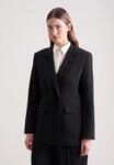 Jackenblazer SEIDENSTICKER, Damen, Gr. S, schwarz, 96% Viskose, 4% Elastan,