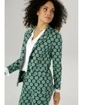 Jerseyblazer ANISTON SELECTED, Damen, Gr. 36, gr&uuml;n (dunkelgr&uuml;n, mint), Jersey,