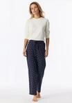 Schiesser Pyjamahose "Mix + Relax" Cotton-Mix, Gummizug, Bindeband, seitliche...
