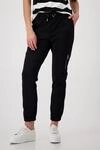 Monari Jogger Pants "Hose Jill Basic" mit Rei&szlig;verschlusstasche
