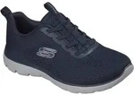 Slip-On Sneaker SKECHERS "SUMMITS", Damen, Gr. 35, navy, Textil, Schuhe,