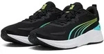 Trainingsschuh PUMA "AGILE LITE TR", Damen, Gr. 46, puma schwarz, intense mint, sunny