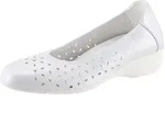 Ballerina CLASSIC, Damen, Gr. 40, wei&szlig;, Glattleder, Schuhe Ballerina