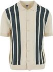 Langarmhemd URBAN CLASSICS "Urban Classics Knit Retro Shirt", Herren, Gr. XL,