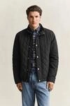 Steppjacke GANT "CLASSIC QUILTED JACKET", Herren, Gr. M, schwarz, Web, Obermaterial: