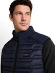 Steppweste TOM TAILOR, Herren, Gr. 3XL, blau (sky captain blau), Steppware,