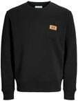 Jack & Jones Sweatshirt "JJRUSH SWEAT CREW NECK", Baumwollmischung, regular fit