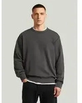 Longpullover G-STAR "Unit Washed Sweatshirt", Herren, Gr. XS, dk schwarz gd,