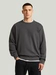 Longpullover G-STAR "Unit Washed Sweatshirt", Herren, Gr. XS, dk schwarz gd,