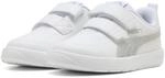Sneaker PUMA "COURTFLEX V3 GLITZ V PS", M&auml;dchen, Gr. 31, puma wei&szlig;, puma silber,