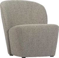 WOOOD Loungesessel "Lofty mit Boucl&eacute;-Bezug und Hartholzrahmen B 68 x T 72 x H 75 cm"