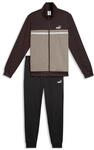 Jogginganzug PUMA "Colourblocked Trainingsanzug Herren", Herren, Gr. S, chocolate