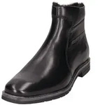 Westernstiefelette BUGATTI, Herren, Gr. 42, schwarz, Leder, Basic, Schuhe,