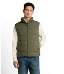 Steppweste TOM TAILOR DENIM, Herren, Gr. S, urban olive gr&uuml;n, Web, Obermaterial: