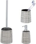 SCH&Ouml;NER WOHNEN-Kollektion Badaccessoire-Set ""Brento"" Zahnputzbecher,...