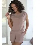 Shorty, Damen, Gr. 44/46, lila (mauve), Single Jersey, Obermaterial: 100%...