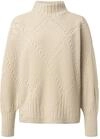 JOOP Stehkragenpullover "Konfia" Rautenmuster mit integrierten...